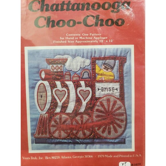 Applique Design Your Own Pattern Lot 70s Unicorn Train Truck Sewing Vintage - Picture 4 of 11